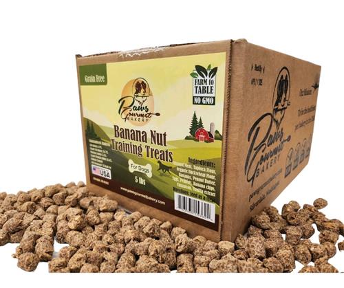Banana Nut Training Treats (Grain Free) 5 lb box